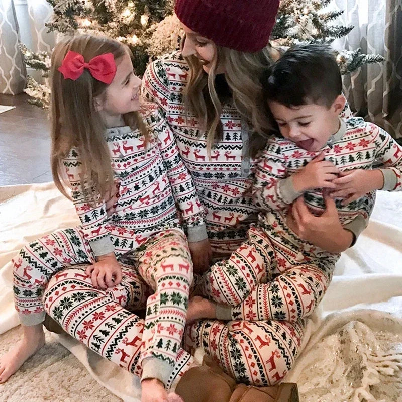 Matching Family Christmas Pajamas – Cozy Holiday Set for Mom, Dad, Kids & Baby