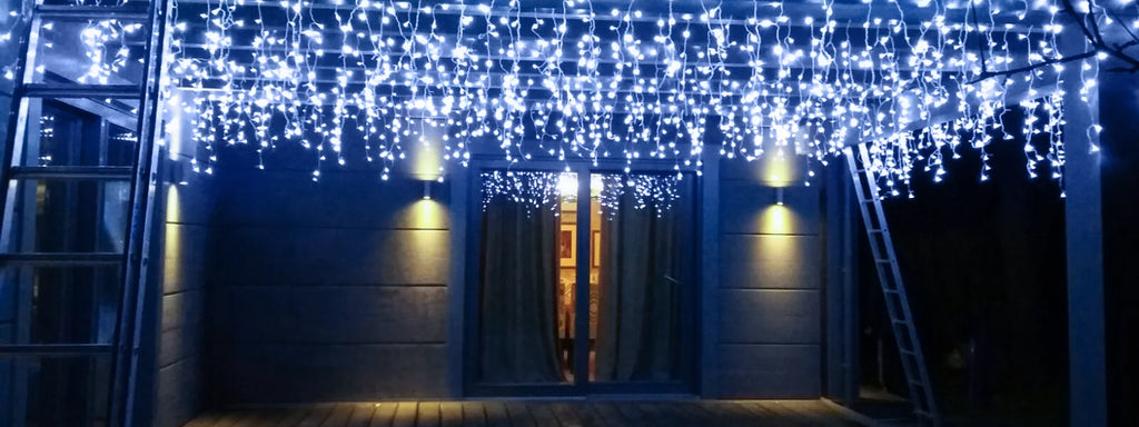 39.4 ft Christmas String Lights – 480 LEDs with 8 Modes, Timer & Memory