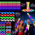 Ultimate Glow Party Kit – 168 Pieces with LED Glasses, Foam Glow Sticks, Finger Lights & Glow Sticks