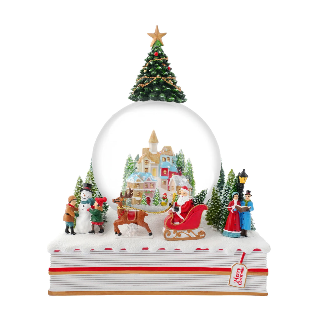 Musical Christmas Snow Globe – 4.7" Crystal Ball Holiday Gift & Decor