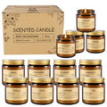 12-Piece Scented Soy Candle Gift Set – Perfect Christmas Gift