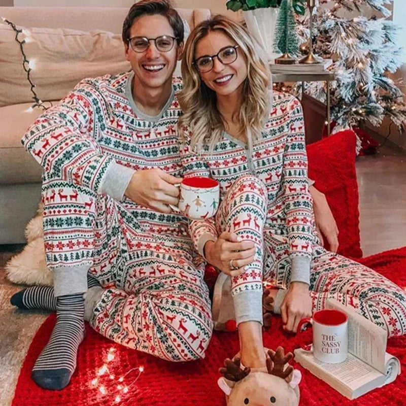 Matching Family Christmas Pajamas – Cozy Holiday Set for Mom, Dad, Kids & Baby