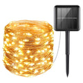 Solar String Lights Outdoor Waterproof – Warm White or Multicolor Fairy Lights for Garden, Trees & Patio