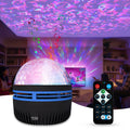 Music Sync Ocean Wave Projector – Sound-Activated RGB Water Ripple Light with Remote