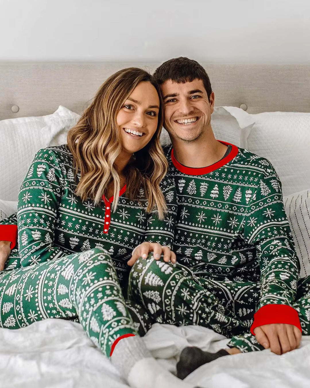 Matching Family Christmas Pajamas – Cozy Holiday Set for Mom, Dad, Kids & Baby